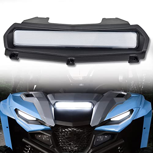 KATIMOTO LED Hood Scoop Light with Start Animation for Yamaha RMAX 1000 21-25, Front Auxiliary Light Hood Panel Lamp for Yamaha Wolverine RMAX2 1000 / RMAX4 1000 2021-2025 Accessories (1PCS)
