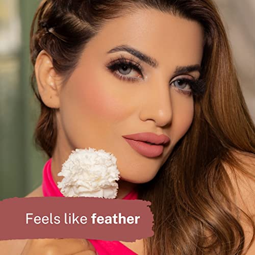 Image of Love Earth Liquid Mousse Lipstick - Pink Colada Matte Finish | Lightweight, Non-Sticky, Non-Drying,Transferproof, Waterproof | Lasts Up To 12 Hours With Vitamin E And Jojoba Oil - 6Ml