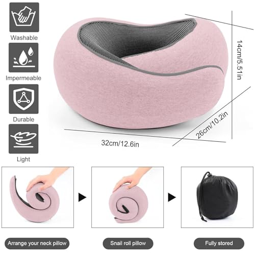 image for WEERSHUN Travel Pillows for Airplanes,2024 New Travel Pillow,Travel Ne