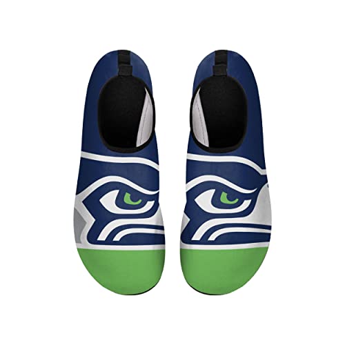 Image of FOCO NFL Mens Nflteam Logo Barefoot Beach Pool Quick-Dry Aqua Yoga Water Shoes