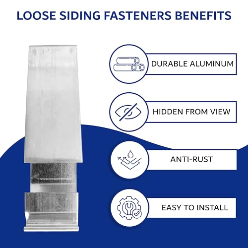 Loose Siding Fasteners LSF001 Help Secure Loose Vinyl Siding That Will Not Lock Together Or Continually Unlocks thumb #7