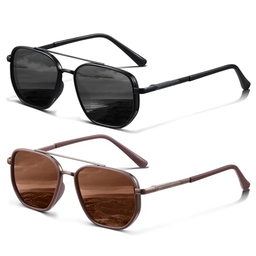KUGUAOK Polarized Aviator Sunglasses for Women Men Fashion UV Protection Tangle Free Sun Glasses Vintage Trendy Shades - image 1