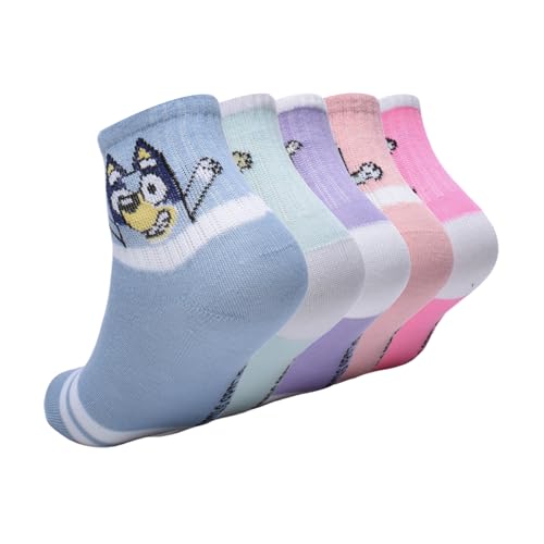 Bluey 5PK CHEER SHORTIE CREWS SOCKS3
