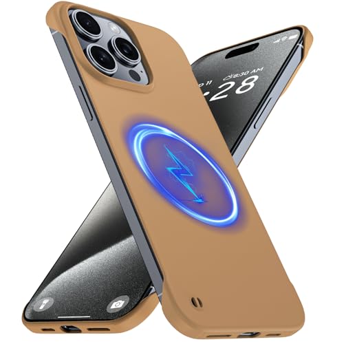 GRECAZO Magnetic Slim Case Fit for iPhone 15 Pro Max Phone Case 6.7'(2023)Ultra-Thin Lightweight...