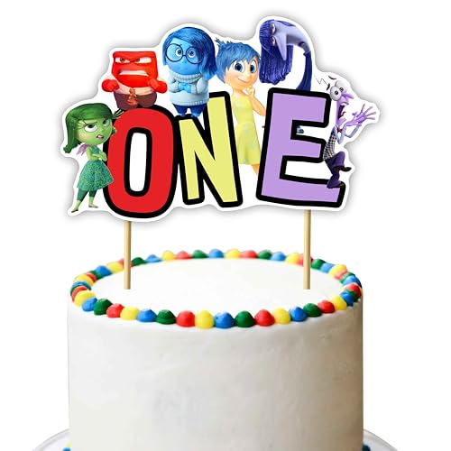 Insde Outt 2 One Cake topper - Birthday Decorations.