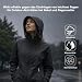 GDOKKNY Women Waterproof Rain Jacket, Lightweight Packable Hooded Raincoat with Storage Pouch, Windproof Rain Coat for Cycling Hiking Commuting Travel