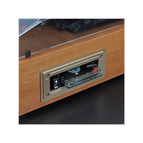 image for JENSEN Vinyl Record Player 3 Speed Turntable with Dual Bluetooth Conne