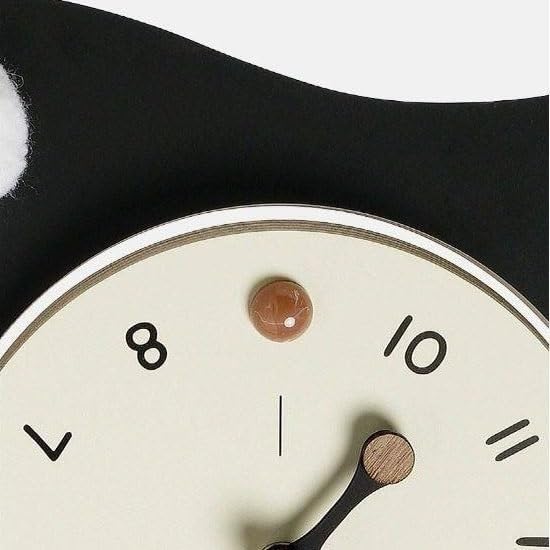 Décorative Horloge de Bureau Moderne for Chambre d'étude – Ornement élégant for la décoration Maison pour Bureau Chambre Table(Noir)