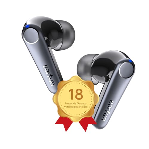EarFun Air Pro 3 Audífonos con Cancelación de Ruido, Sonido Adaptativo Qualcomm aptX Earbuds, 6 Micrófonos Audífonos Bluetooth 5.3 Audífonos...
