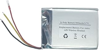 900mAh 3.7V Replacement Battery for Astr o Gaming A50 Wireless Headset