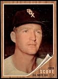 1962 Topps #116 GRN Herb Score Chicago White Sox (Baseball Card) (Green Tint) NM White Sox