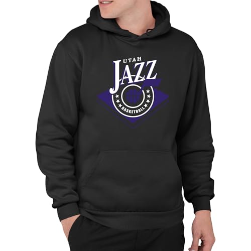 Sudadera con capucha negra unisex grande ropa deportiva de baloncesto cómoda
