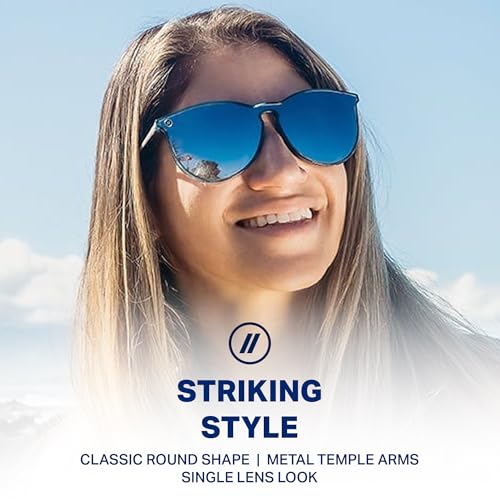Image of Blenders Eyewear North Park X2 - Polarized Sunglasses - Classic Shape, Mixed Metal Frame - 100% UV Protection