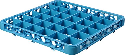 Carlisle FoodService Products RE3614 OptiClean Divided Glass Rack Extenders, Set of 6 (36-compartments, Polypropylene, Blue) - Thumbnail 5