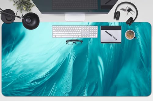 Tapis de bureau 100x50 cm antidérapant et imperméable pour un nettoyage facile au quotidien