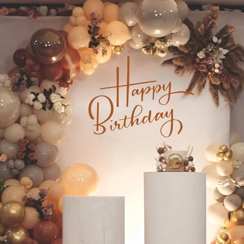 Image of Brown, Grey, Beige and Golden Balloons, Pack of 67 Pcs for Birthday decoration, Anniversary decoration, Home Decoration Items