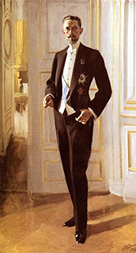 Toile Gustave Zorn pour habiller un grand mur vide impression affiche portrait 60x90cm