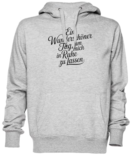 Sweat à capuche gris Ein Wunderschöner Tag pour éviter les distractions