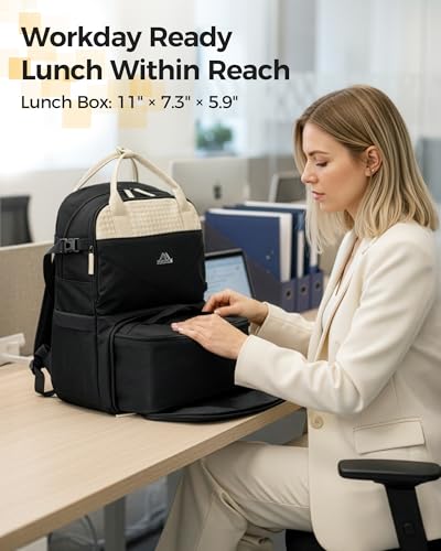 Mochila Para Portátil Con Termo y Divisor Para Almuerzo 15.6" miniatura 4