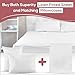 Superity Linen Pillow Cases Standard Size - Soft and Breatheable Cotton White Pillow Cases Set of 2 with Envelope Enclosure. Pillow Covers are 20 x 26. Protect Pillow and Enhance Bedroom Appearance.