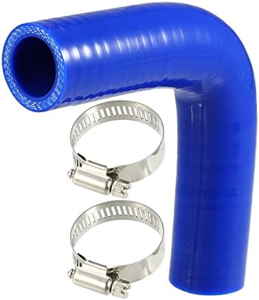 X AUTOHAUX 90 Grad Ladeluftkühler Schlauch - Silikon 70mm Innendurchmesser