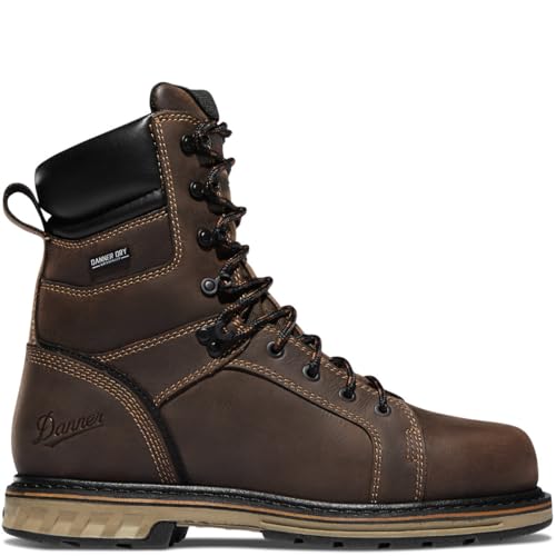 Danner 8” Steel Yard Steel Toe Work Boots for Men - Waterproof Full-Grain Leather with Dual-Density Footbed, Slip-Resistant Outsole, and EH Resistance2