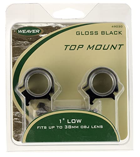 Weaver Mounts 49121 Abnehmbare Top Mount 30 mm Dia Low Matt Schwarz