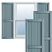 Ekena Millwork TFP101BF True Fit PVC Framed Board-n-Batten Shutters, 16 1/8"W x 106"H, Peaceful Blue