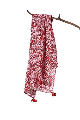 Solati Stylish Girls Cotton printed Stole & Dupatta, Size 100x200 Cm Square Size,100% Cotton Scarf (100x200 Cm :: Multi Colour)-image-24