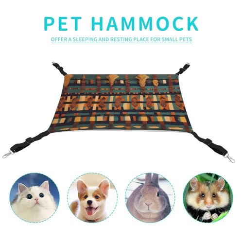 Hamac pour chat en tissage classique africain doux et durable - 5