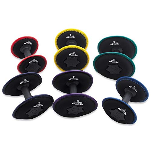 HYPERWEAR SoftBell 3 w 1 Deluxe hantle neoprenowe, regulowane, z prostym uchwytem i 2 obciążnikami 3,8 kg