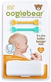 Oogiebear Nase Rotz und Ohrenschmalzreiniger für Neugeborene und Kleinkinder. Aspirator Alternative - 2er-Pack mit Etui - Orange Seeschaum