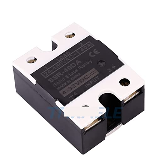 Relais à semi-conducteurs SSR 10DA commande 4-32VDC et sortie 24-480VAC pour automatisme