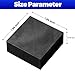 4-Piece 99.9% High-Purity Graphite Ingot Set, EDM-Grade Graphite Blocks, Ideal for Metal Melting, Casting Molds and Crucibles, Surface Milling (1.96×1.96×0.78 Inch/Each)