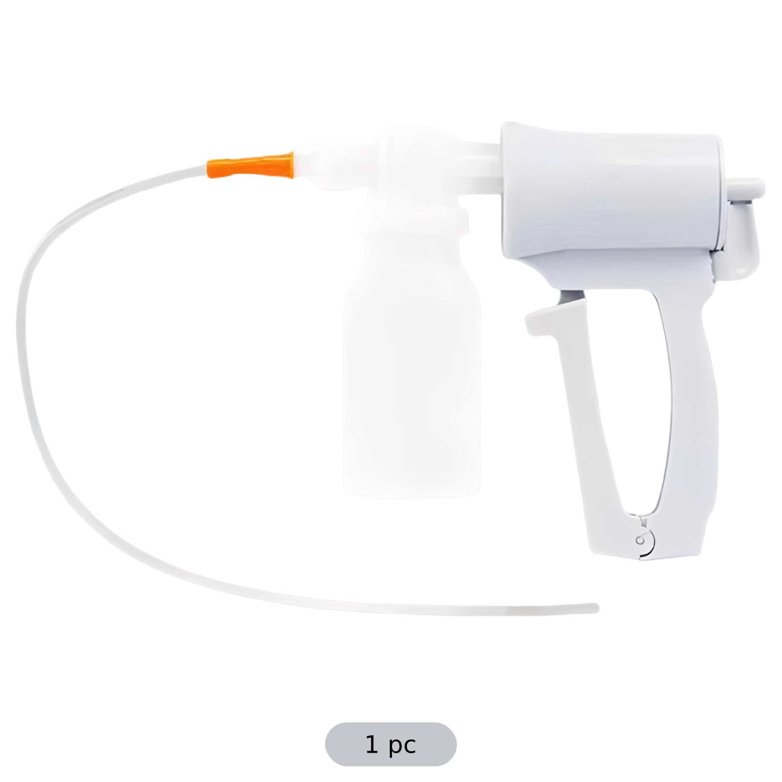 Sputum Absaugpumpe, manuell, tragbarer Aspirator mit handbetätigtem Auslöser, kontrollierte Saugleistung, leicht zu reinigen, kompaktes Design für Zuhause und unterwegs