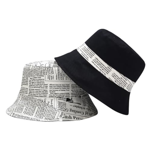 Image of Quanhaigou Bucket Hat for Men Women,Packable Reversible Printed Sun Hats,Fisherman Outdoor Summer Travel Hiking Beach Caps