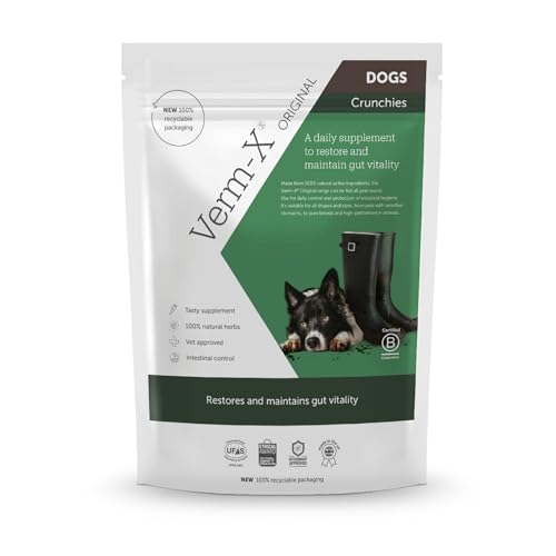 Verm-X Uni Herbal Crunchies Für Hunde-325 Gm Tube, Clear, Unisex – Ansicht 1