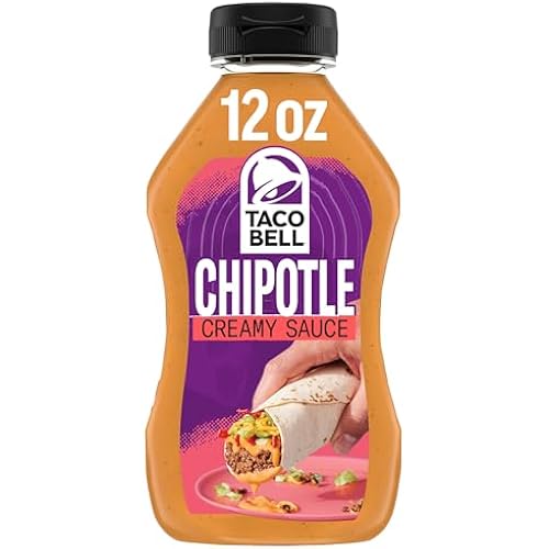 Taco Bell Sauce, Creamy Chipotle, 12 fl oz Bottle
