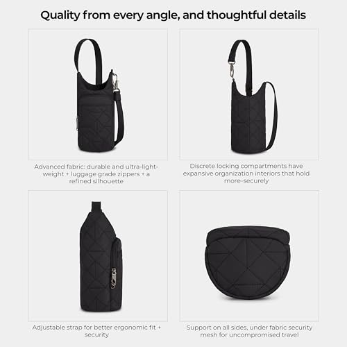 Travelon Bolso Térmico Antirrobo Boho para Botella miniatura 5