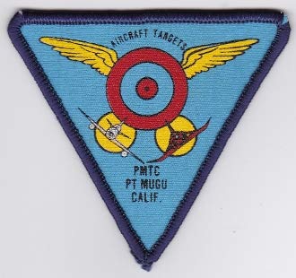 US Navy Aviation Patch RDT&E Aircraft Targets F 4 F 86 PMTC Mugu 81mm THERMOADHESIVE Embroidered Patches Patch