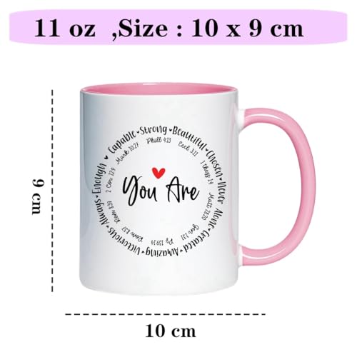 Taza de café con versículo bíblico cristiana cerámica 11 oz miniatura 2