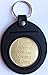 RecoveryChip Universal AA Medallion or Coin Holder Keychain Black Soft Silicone