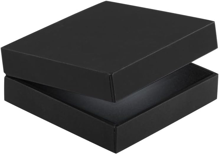 Allure - Slim Ring Box With LED Light, Square Shaped Elegant Flat Diamond Ring Case, Small, Black Velvet Interior Jewelry Display Gift Box For Unique Proposal, Engagement Or Wedding. - Image 4