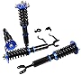 Coilover Struts Suspensions Shock Struts Kits Assembly SCITOO Full Set Shocks Struts Kits fit for 1992-2001 for Honda Prelude