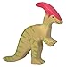 Produktbild cama24com Parasaurolophus Dinosaurier Dino Holzfigur Holzspielzeug von Holztiger mit Palandi® Sticker