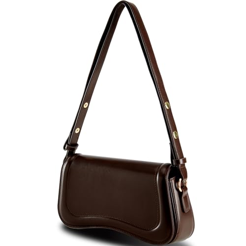 Image of Small Shoulder Bag for women,Crossbody Purses,Leather Tote Handbag Clutch Hobo Purse,with Zipper Closure for Women
