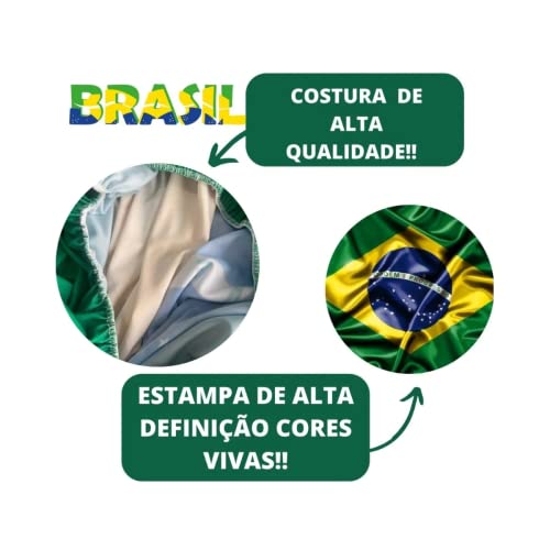 Bandeira Do Brasil Oficial Para Capô De Carro Tamanho Universal