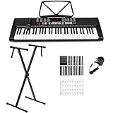 VOLUME CONTROL / HEADPHONE JACK - Adjust the master volume and accompaniment volume with the touch of a button and features to plug your headphones in for those late-night practice sessions. LCD SCREEN / POWER SAVING SLEEP MODE - Easy to read screen,...