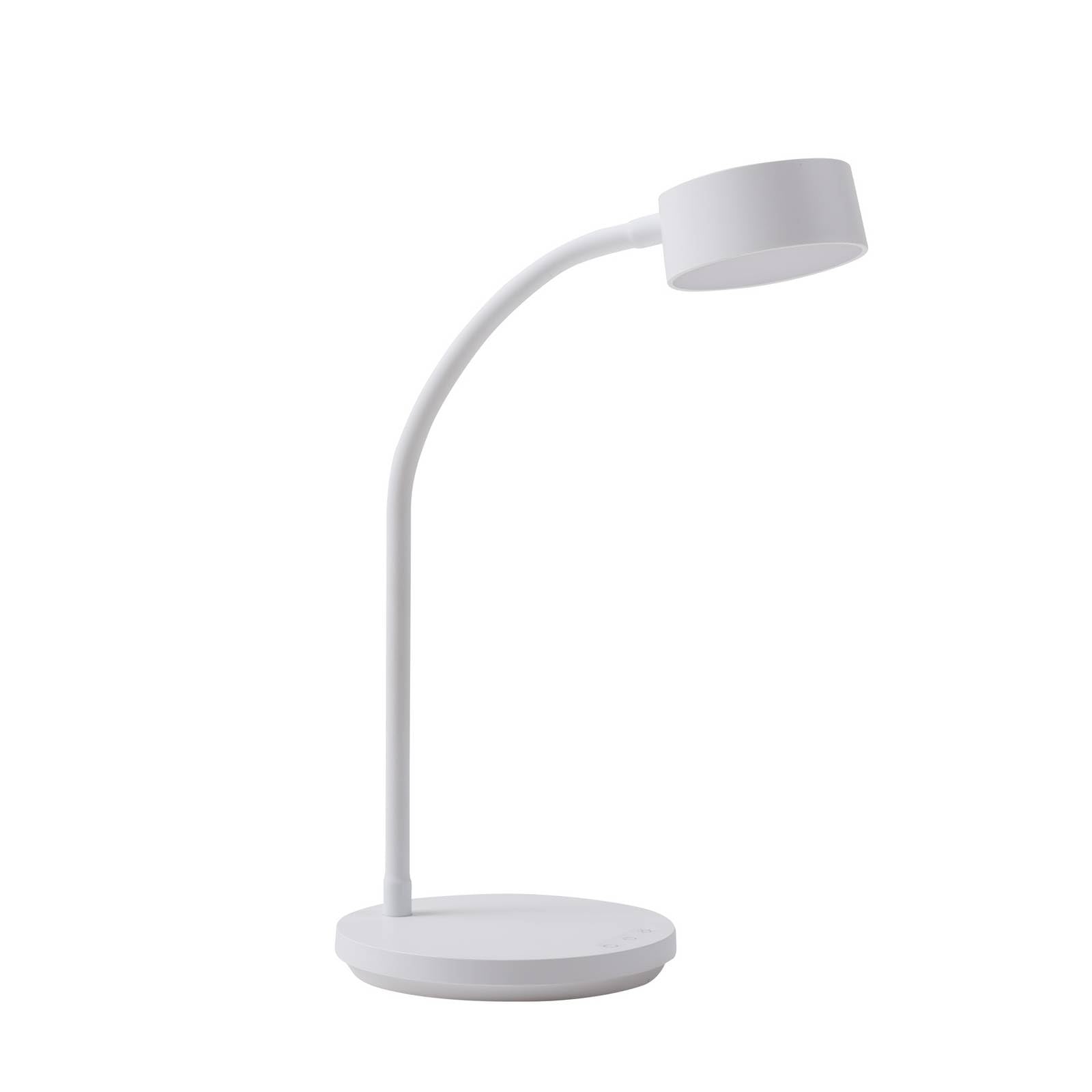 Lindby White Table Lamp Maori Dimmable (Modern) In Made Of Metal For E.g. Office & Workroom (1 Light Source,) From Desk Lamps