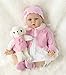 MAIHAO 22 Pouce Poupée Bebe Reborn Fille 55CM Réaliste Silicone Reborn Poupon Garçon Toddlers Jouets Cadeaux de Festival